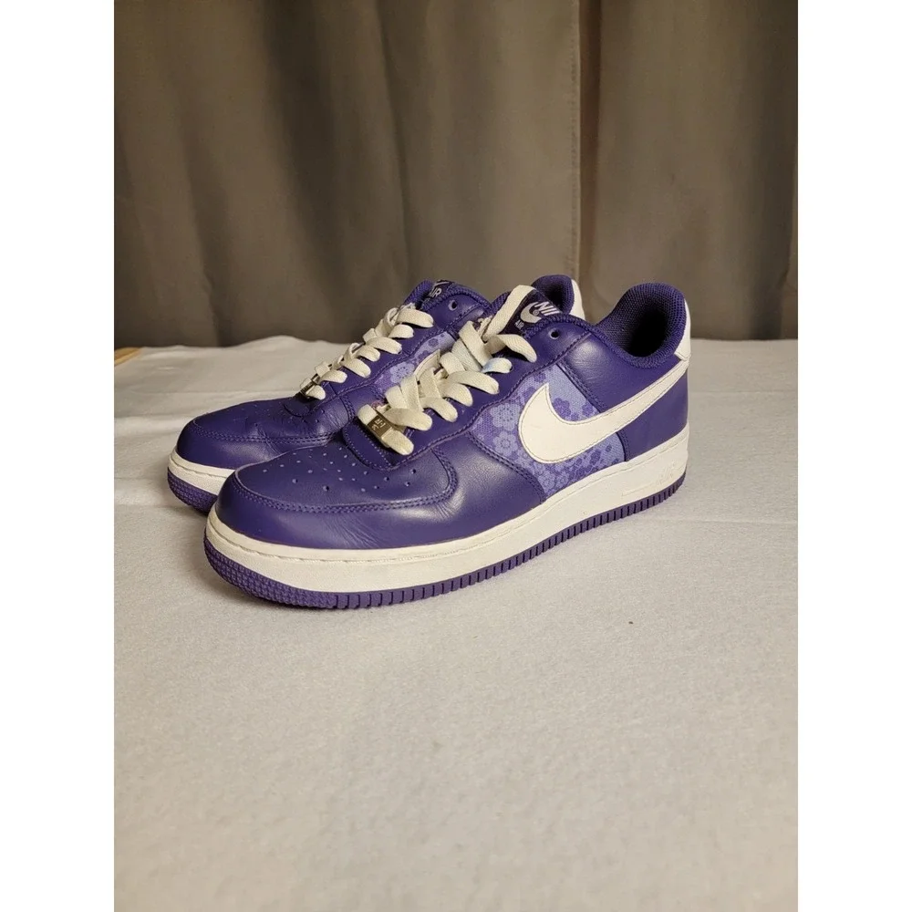 ***Nike Air Force 1 Low Shoes 9.5 Mens Purple sneakers 2008‎ release date**